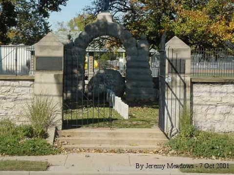 Entrance, Camp Chase Cemetery, Columbus, Ohio