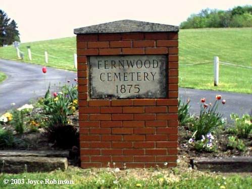 Fernwood Cemetery, Lockbourne, Hamilton Township, Franklin County, OH
