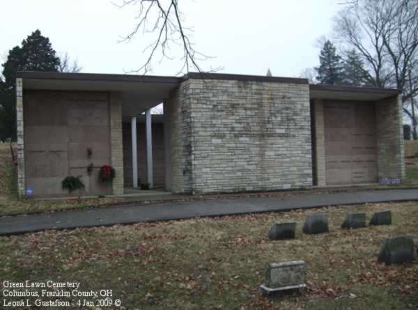 New Garden Mausoleum, Section C, Green Lawn Cemetery, Columbus, Ohio