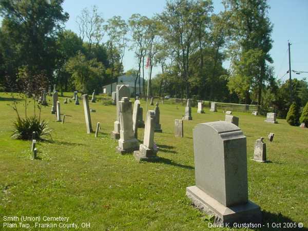 Smith (Union) Cemetery, Plain Township, Franklin County, OH