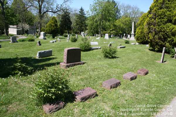 Walnut Grove Cemetery, Worthington, Sharon Township, Franklin County, OH
