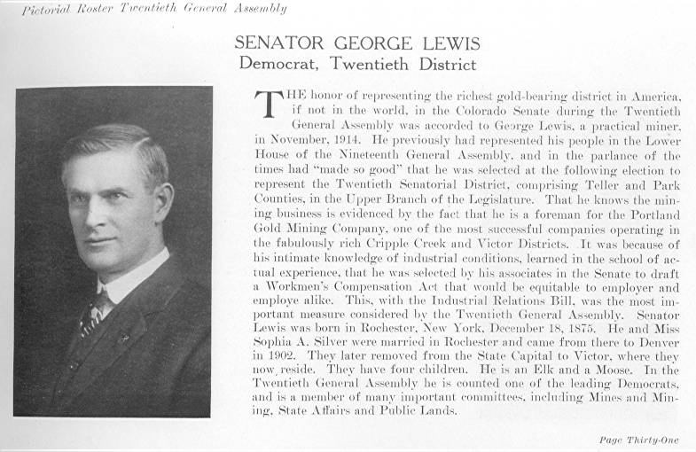 Senator George Lewis (1915)