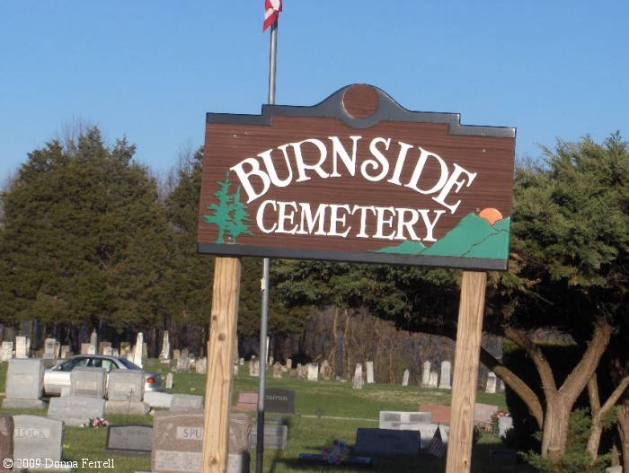 Burnside (Bonair) Cemetery, Genoa Township, Delaware County, Ohio