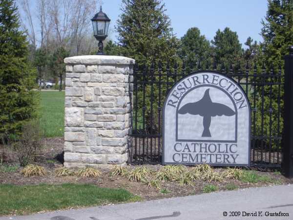 Resurrection Catholic Cemetery, Lewis Center, Orange Twp, Delaware County, OH