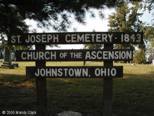 St. Jospeh Cemetery, Johnstown, Licking County, Ohio