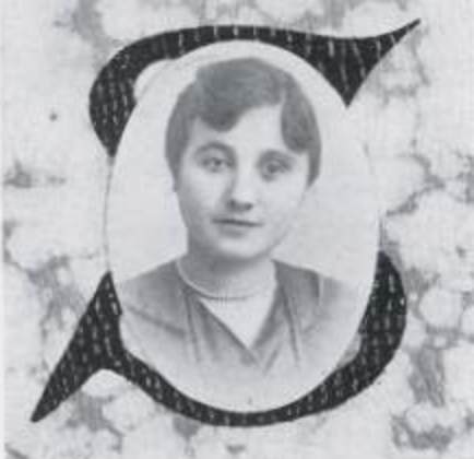 Sadie Deena Schenkman, North Denver High School, 1916
