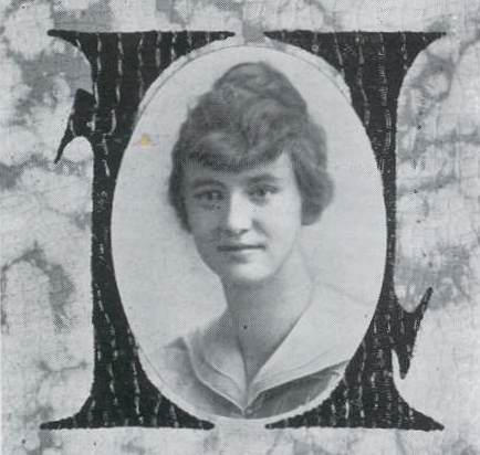 Louise May Thompson, North Denver High School, 1916