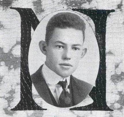 Robert Paul Worthington, North Denver High School, 1916