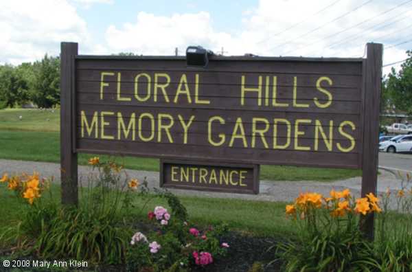 Fairfield County Ohio Cemetery Photographs Floral Hills Memory