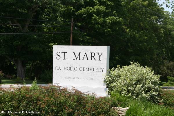 St. Mary's Cemetery, Lancanster, Fairfield County, OH