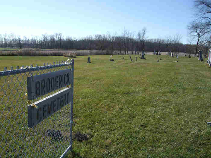 Broderick Cemetery, Allen Township, Union County, Ohio