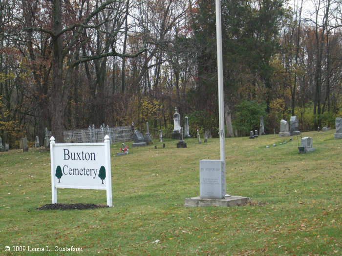 Buxton Cemetery, Dover Townshp, Union County, Ohio